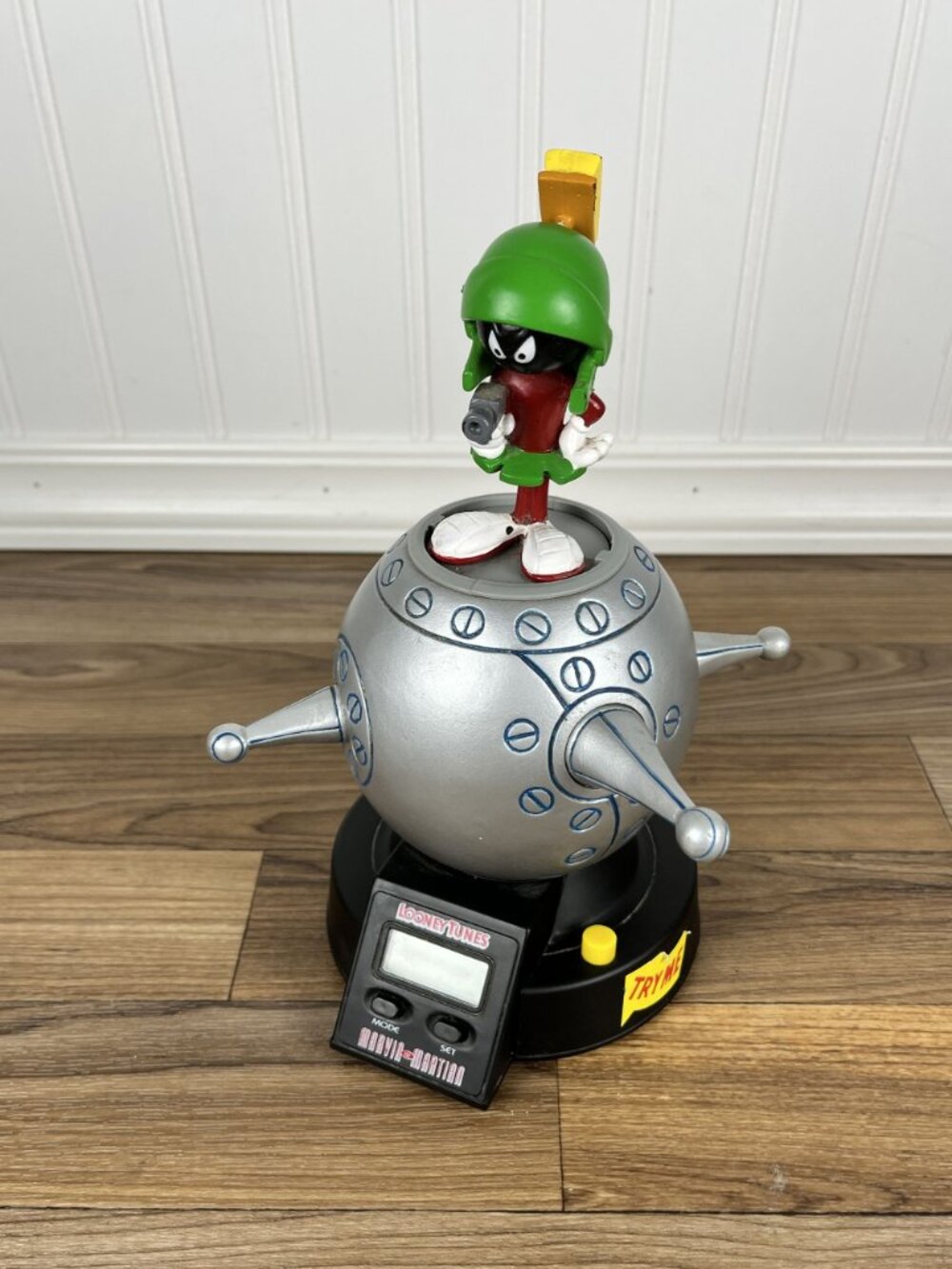 Looney Tunes Pop Up Marvin The Martian Alarm Clock 1993 - Picture 6 of 10